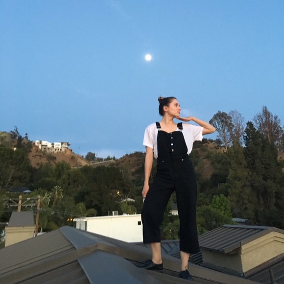 Cheap Monday Black Loose Fitting Overalls - Picture 9 of 9